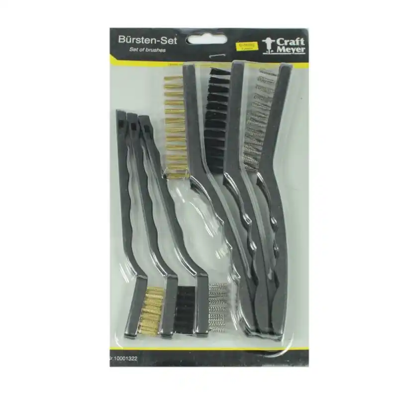 Set 6 Drahtbürsten für Zündkerze pass f Simson S51 S50 Schwalbe Star Sperber Habicht Duo MZ ETZ 250 125 150 TS ES Werkzeugset Neu