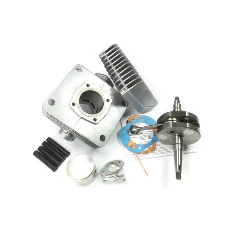 15PS RS904 SP Tuning Zylinder 4 Kanal mit Barikit Kolben Doppelauslass + Kurbelwelle für Simson S51 KR51/2 Schwalbe SR50 S53 Kit Motor 90 ccm Neu