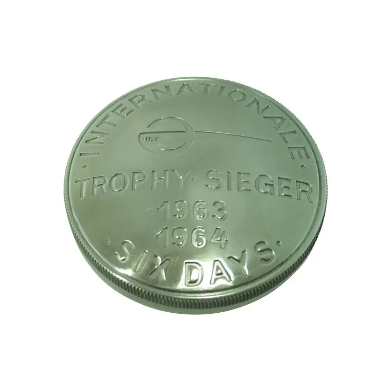 60mm SixDays Tankdeckel Aluminium poliert MZ TS ETZ ETS ES RT 125 150 175 250mit Dichtring 1963 1964 Must-Have