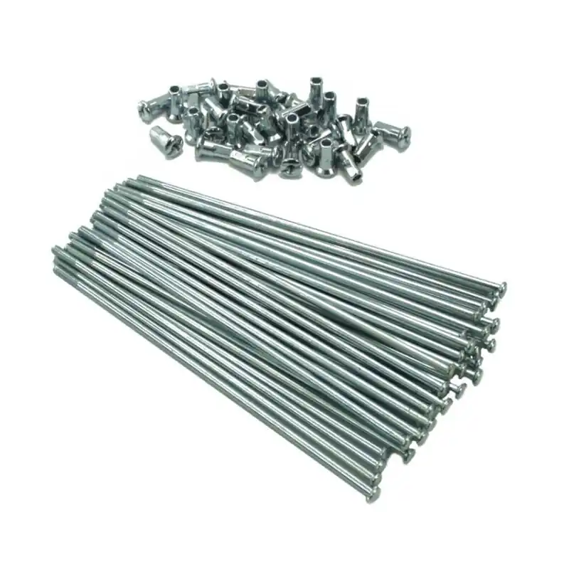 Gratis Versand 36x Edelstahl Speichen 163mm für 18" Vorderrad MZ ETZ 125 150 250 251 301 RT 125 Scheibenbremse inkl. Nippel Satz