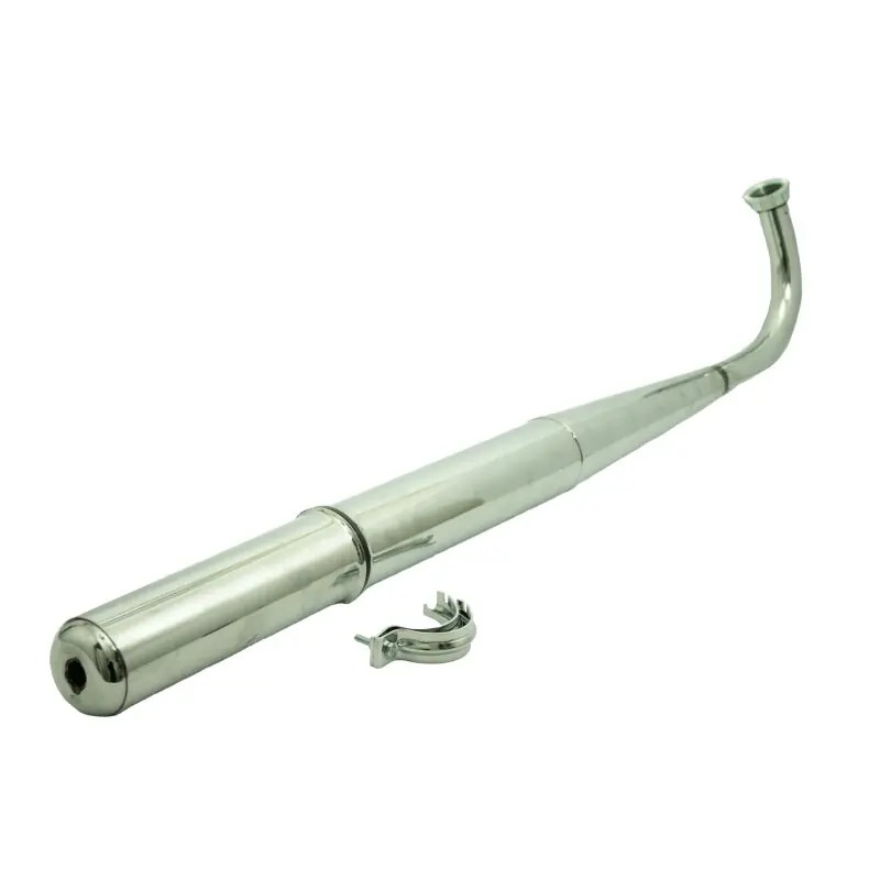 Schneller Versand AOA3 Sportauspuff 32mm für Simson KR51/1 Schwalbe Star Sperber Habicht Duo Auspuff Tuning 60 - 85ccm Krümmermutter