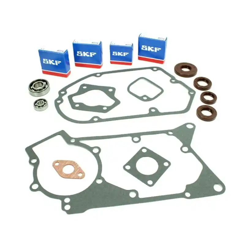 Set Motor SKF Lager + NJK Simmerringe braun + Dichtsatz zur Überholung Regeneration für Simson S51 SR50 KR51/2 Schwalbe S53 S70 MS50 SD50 Kostenloser Versand
