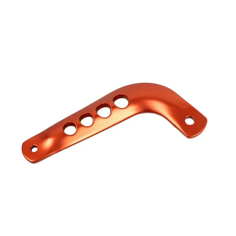 Simson Auspuff Halteblech S51 E S50 S51 S70 S53 OR E Enduro Strebe Lochblech hinten orange Kostenfreie Lieferung