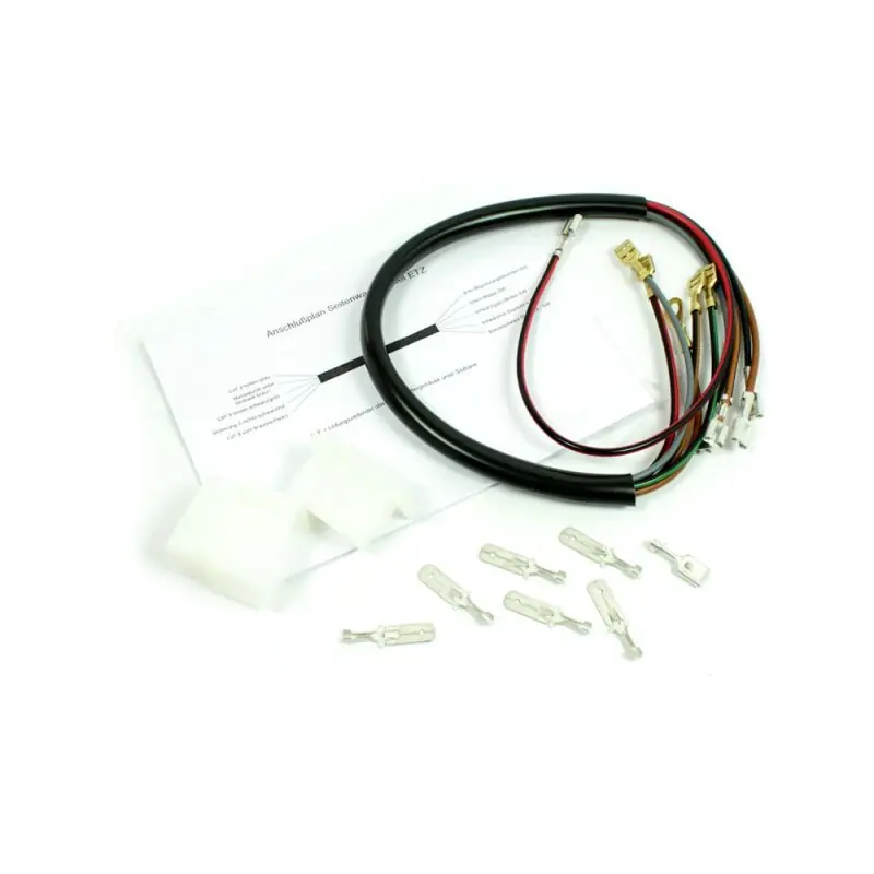 Anschlusskabel Seitenwagen MZ ETZ250 251 301 Beiwagen inkl. Schaltplan Günstig