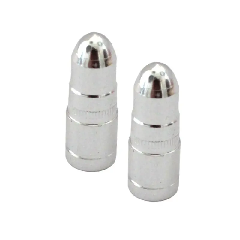 Versand Am Gleichen Tag Paar Ventilkappen silber Projektil Tuning für Simson S51 S50 S70 S53 KR51 Schwalbe Star Sperber Habicht MZ ETZ TS ES 125 150 250 Ventil auch Auto Traktor LKW