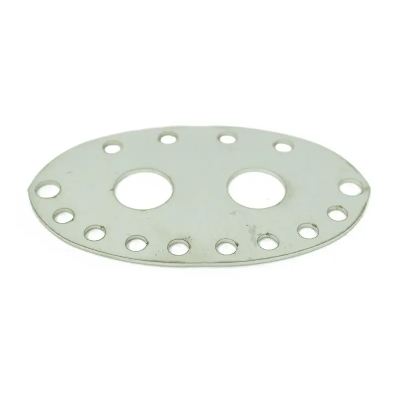 Sofort Bestellen Einhängeblech für Federn des Sattel für Simson SR1 SR2 1957-64 Sitzbezug Sitz Satteldecke Federblech für 16 Federn (14 Loch)