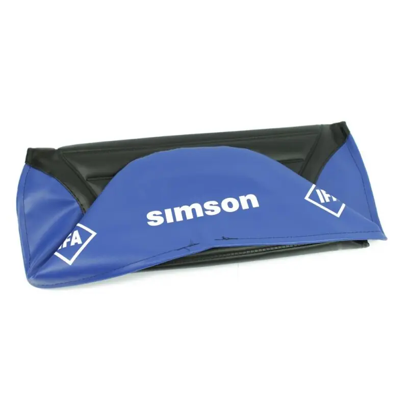 Letzte Chance Simson Sitzbankbezug blau-schwarz strukturiert S51 S50 S70 Schwalbe KR51 Sperber Habicht