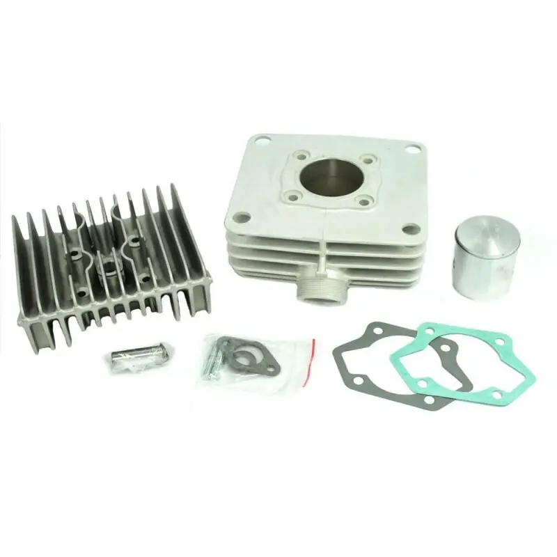 50ccm Tuningzylinder ZT51N Stage 2 für Simson S51 SR50 S53SD50 KR51/2 Schwalbe Duo 4/2 MS50 Motor - Zylinder + Kolben & Dichtung mit Kopf Vollaluminumzylinder Nikasilbeschichtet Sonderaktion