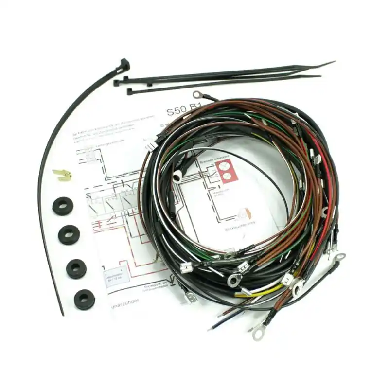 Neue Ware Simson S50 B1 Kabelbaum Schaltplan Lichtmaschine 6V Unterbrecher Zündung