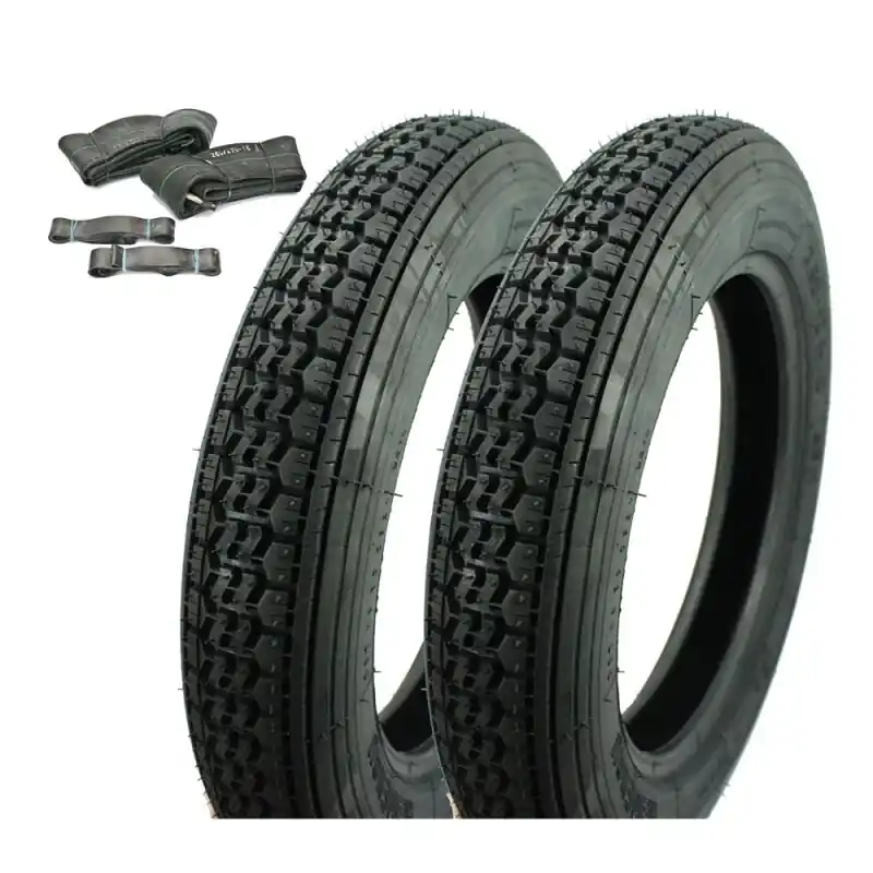 Knallerangebot 2 Reifen + Schläuche IWL Pitty Troll Berlin Wiesel für Simson SR50 Rad SD50 Heidenau K3 3,5x12M