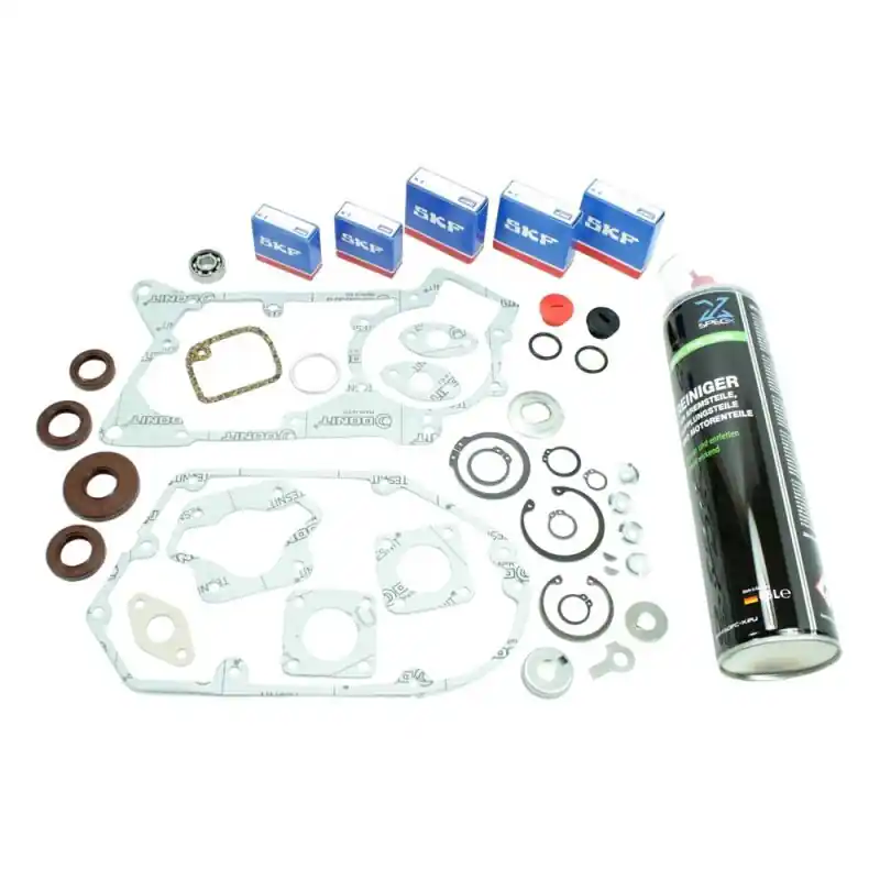 Neuheit Set Motor Regeneration für Simson S51 SR50 KR51/2 Schwalbe S53 S70 MS50 SD50 Lager + Simmerringe braun + Dichtsatz zur Überholung