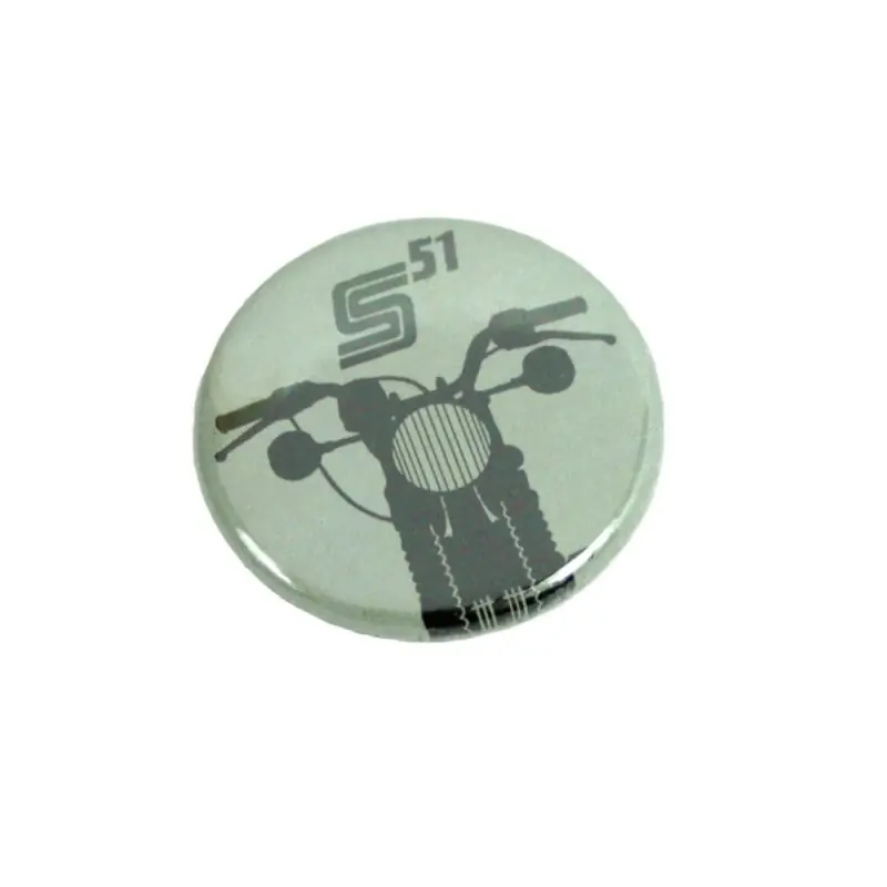 25mm PIN Blechbutton Fanartikel Simson S51 S50 S70 Geprüft