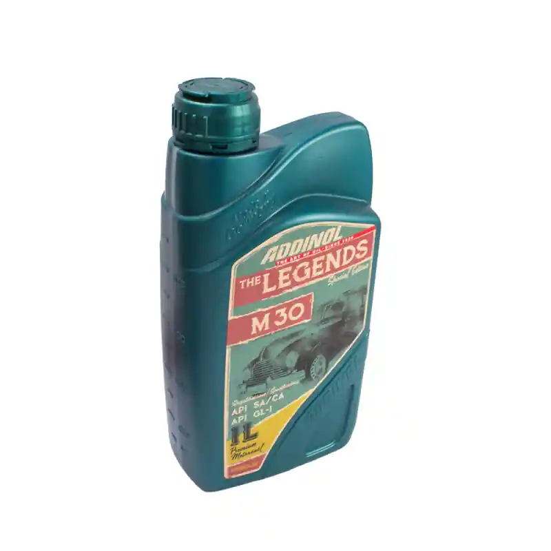 Neu Addinol Motorenöl SAE30 M30 mineralisch - Einbereichsöl für Simson AWO 425 S & T PKW Piaggio Vespa Schaltgetriebe Benzin Motoren