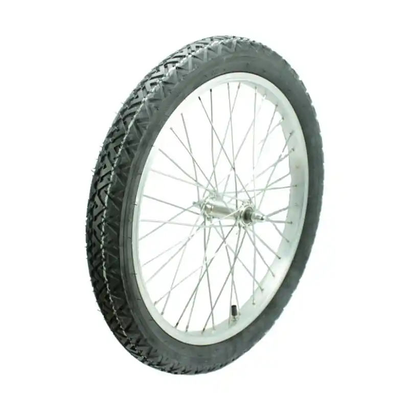 Abverkauf Komplettrad mit Alufelge 1,2x16, Speichen chrom Simson für Anhänger des S51 S50 KR51 Schwalbe Star Sperber Habicht auch pas. f. Mifa DDR Fahrrad