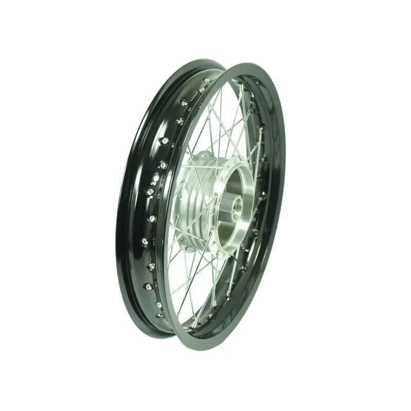 Felge 2,15x16 breit schwarz Speichen verchromt für Simson S51 S50 S53 Spatz Star Star Sperber Habicht KR51 Schwalbe Duo Top-Preis