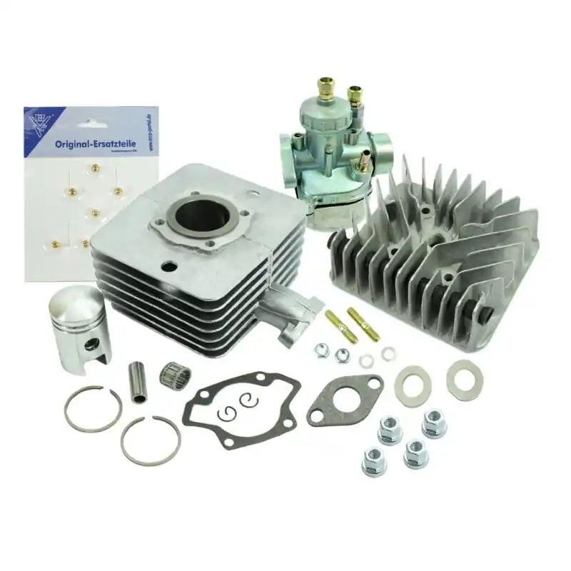 Zylinder Kit 63ccm für Simson S50 Motor M53 Sport Tuning Almot Zylinderkopf Kolben Mega-Angebot