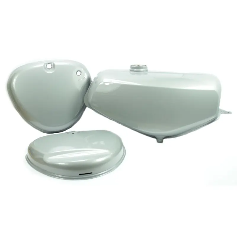 Angebot Lackset Tank + Seitendeckel silber Enduro für Simson S51E S50 S70 E Kraftstoffbehälter Cross Offroad
