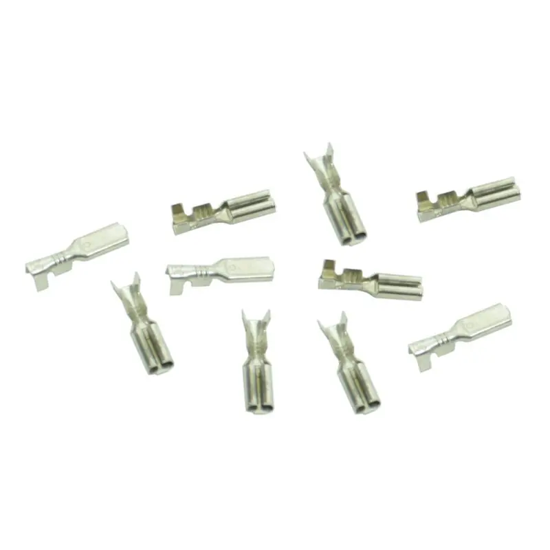 10 x Kabelschuhe Flachsteckhülsen 2,8x0,5 für Simson KR51 Schwalbe S51 S50 Star MZ ETZ TS ES ETS 125 150 250 251 Kabelbaum Kabel Bremslicht Taster 0,50-1,00 Ausverkauf