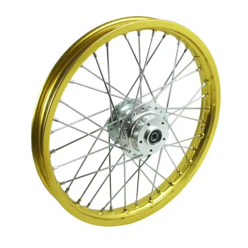 Felge Scheibenbremse gold Nabe silber Speichen verchromt pass f Simson S51 S50 S53 S70 S83 Top-Angebot