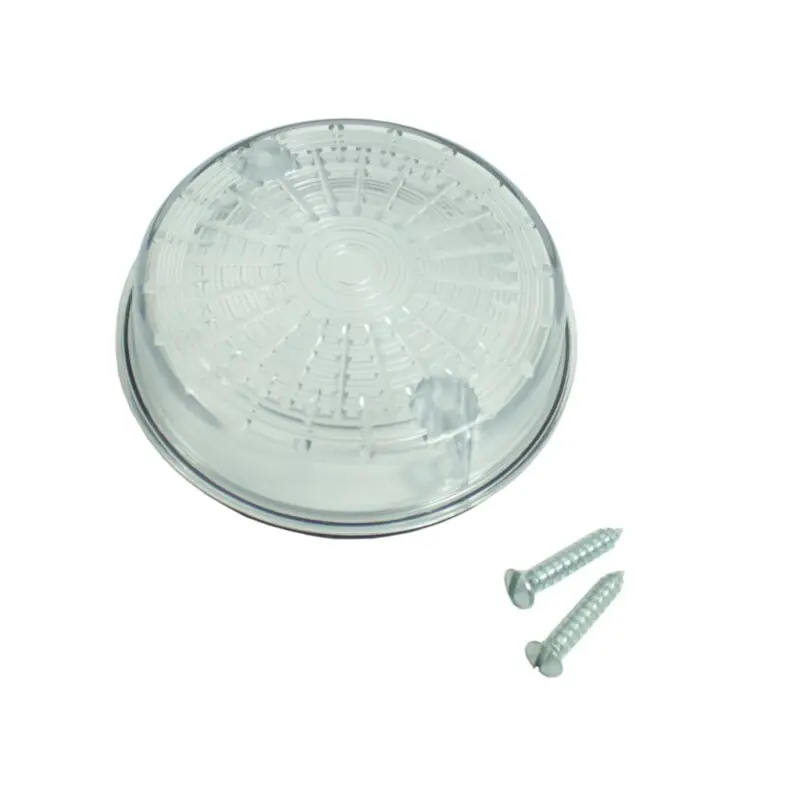 Simson Blinker Glas hinten Dichtung Schrauben rund Klarglas, weiß mit E-Zeichen 12V S51 S50 SR50 für MZ ETZ TS 150 125 250 Kostenloser Versand