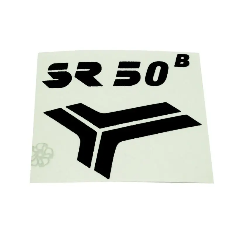 Klebefolie Aufkleber schwarz pas. f. Simson SR50 B Knieblech Beinblech Patch Sticker Mega-Angebot