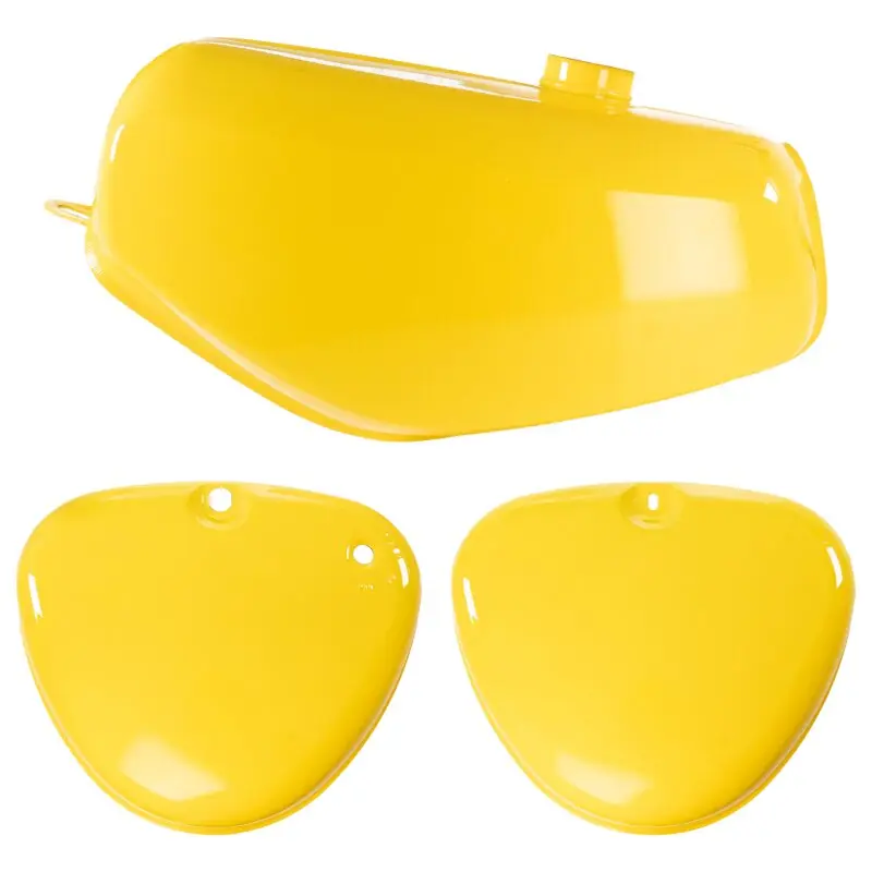 Lackset Tank + Seitendeckel gelb postgelb für Simson S51 S50 S70 Kraftstoffbehälter RAL1021 Beliebt
