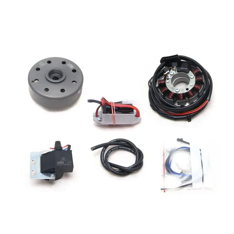 12V Lichtmaschine LiMa voll elektronische Zündung Zündanlage 12V 100W für Zündapp KS80 luftgekühlt KS175 wassergekühlt Laverda 125Z1 Expressversand
