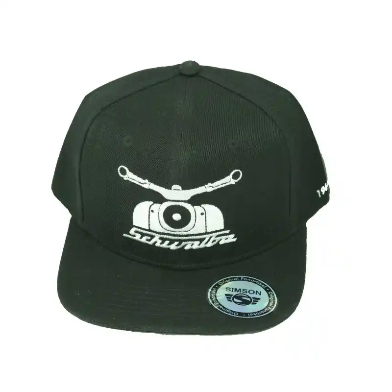 Markenprodukt Simson Snapback Cap Basecap Mütze Sammlerstück 55 Jahre KR51 Schwalbe Geschenk schwarz