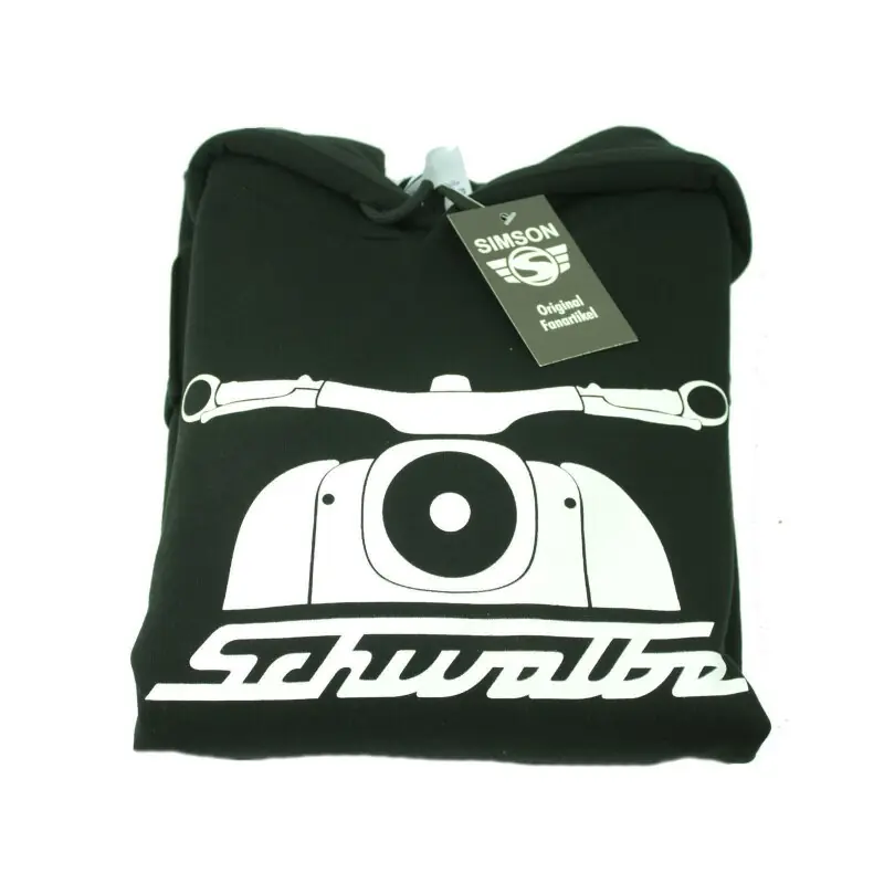 Nur Heute Simson Kapuzenpullover Hoodie S M L Jubiläum 55 Jahre Schwalbe KR51 Geschenk schwarz