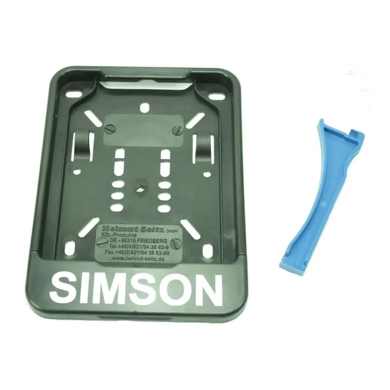 Wechsel-Nummernschildhalter Simson S50 S51 S53 SR50 KR51 Schwalbe Hercules NSU Quickly Vespa 50 PX Kennzeichenhalter Schnäppchen