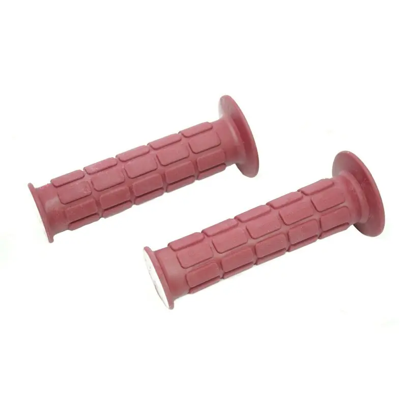 Griffe Griffgummis für Simson S51 S70 SR50 SR80 S53 S83 Original Waffelmuster rotbraun weinrot Gummi Made in Germany Jetzt Bestellen