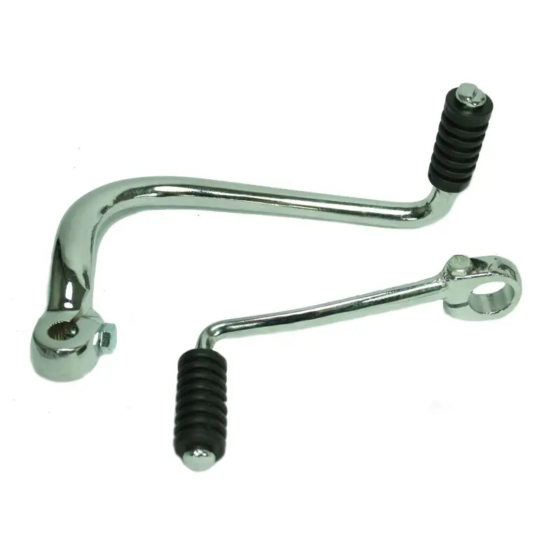 Kickstarter Schalthebel 20mm mit Gummi für Simson SR4-2 Star SR4-3 Sperber SR4-4 Habicht chrom Begrenztes Angebot