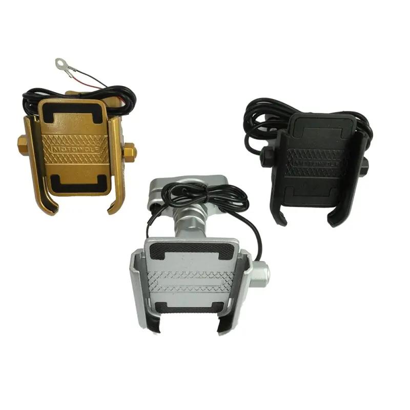 Preisknaller Handyhalterung mit USB Steckdose für Simson S51 S50 S70 S53 S83 SR50 KR51 Schwalbe Star Smartphonehalterung Navihalterung