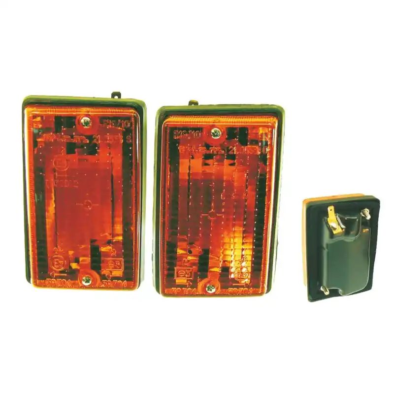 Expressversand Blinker-Paar hinten für Vespa PK50 PK 80 PK125 orange mit E-Prüfzeichen