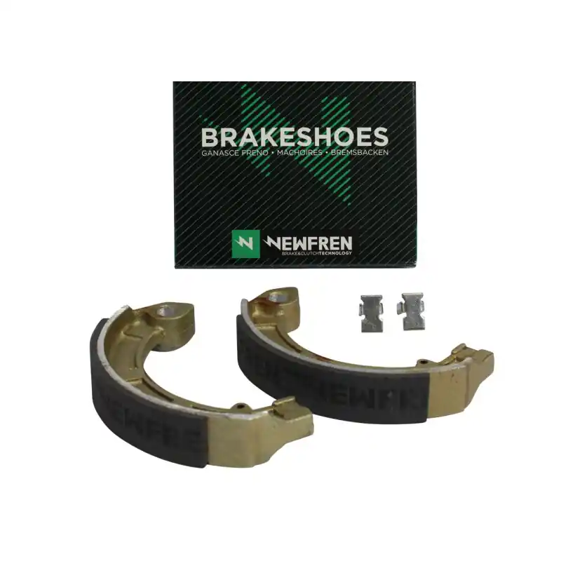 Heißes Angebot Set NewFren Bremsbacken für Piaggio Vespa 125 Primavera, 50 Special, Bremsen, Bremsbeläge