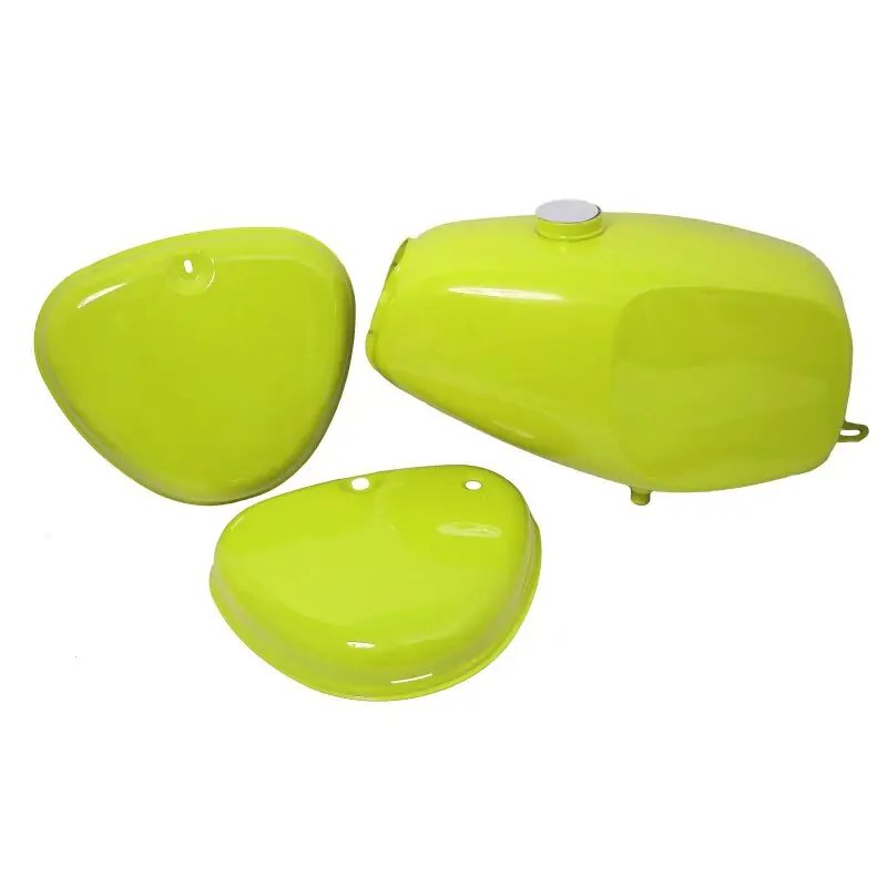 Sofort Bestellen Lackset Büffeltank, Hochtank Tank + Seitendeckel rapsgelb für Simson S50, auch S51 S70 (S53, S83) Kraftstoffbehälter