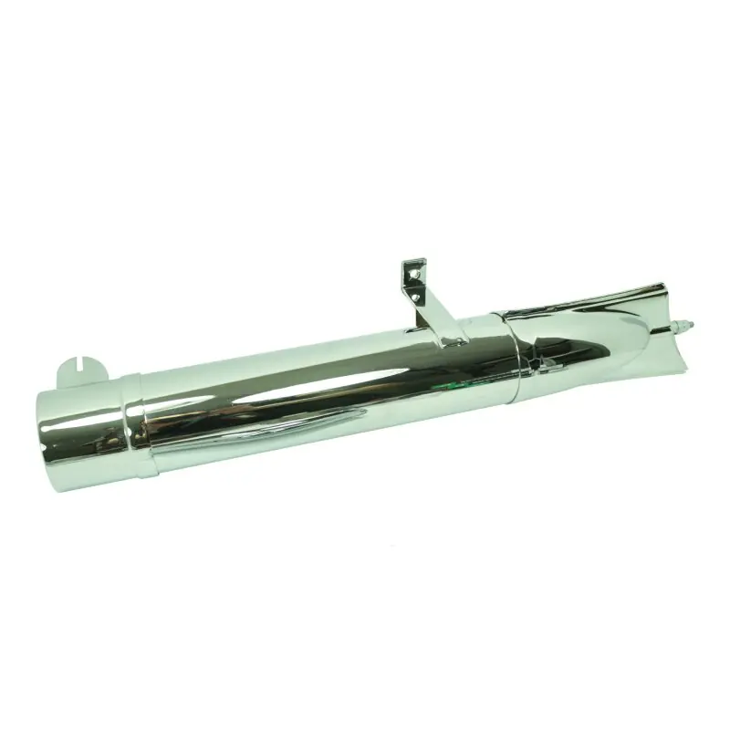 Auspuff für IWL SR56 Wiesel 35mm chrom Fischschwanz Gratis Versand