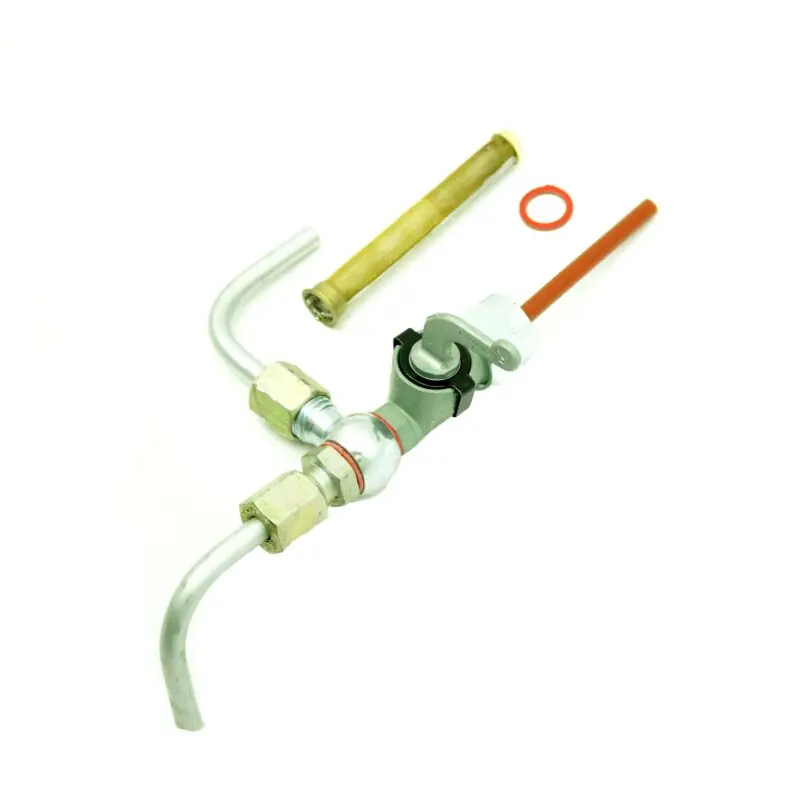 Benzinhahn für Simson Duo mit Steigrohrsieb + Doppelmutter Neu