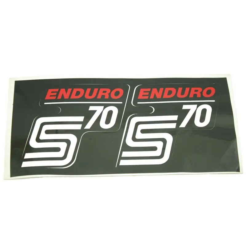 Aufkleber für Simson S70 Enduro Seitendeckel Herz rot weiß schwarz Sticker Knallerangebot