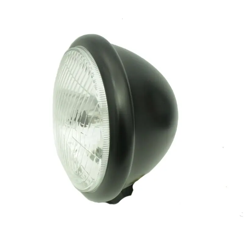 Universal H4 HS1 Scheinwerfer schwarz für Simson S51 S70 S53 KR51 Schwalbe Halogen 12V Einsatz Reflektor mit E-Zeichen Rabatt