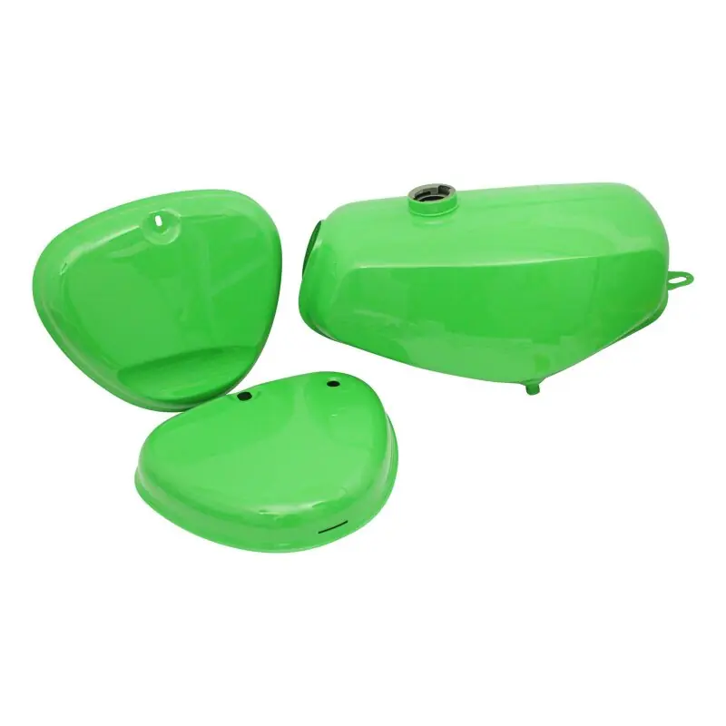 Direkt Vom Hersteller Lackset Tank + Seitendeckel Enduro gelbgrün, lindgrün für Simson S51 S50 S70 E Kraftstoffbehälter RAL6018