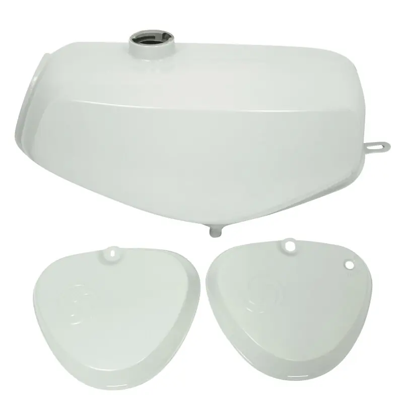 Tank + eckige Export Seitendeckel mit Wirbel grundiert für Simson S51 S50 S70 (S53, S83) B C Kraftstoffbehälter Billig