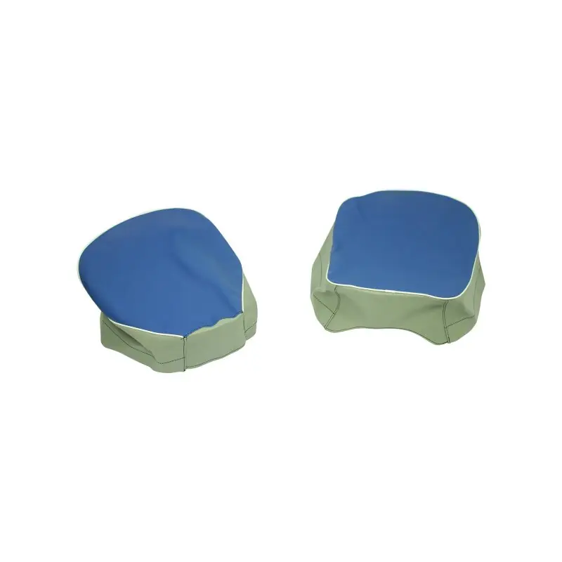 Bezug, Bezüge für Einzelsitze Sattel für Simson AWO 425 Sportblau-grau Ausverkauf