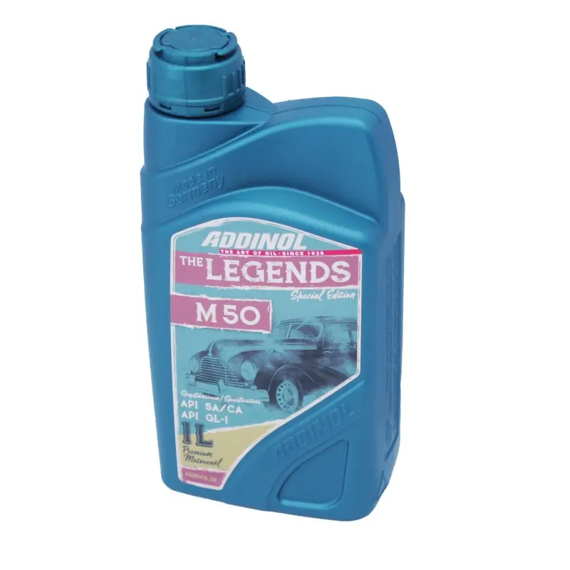 Addinol Legends Motorenöl SAE50 M50 mineralisch Einbereichsöl M 50 für Simson AWO 425 S & T PKW Benzin Motoren Ausverkauf