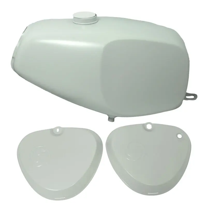 Günstig Büffeltank + Export Seitendeckel mit Wirbel grundiert für Simson S50, auch S51 S70 (S53, S83) Kraftstoffbehälter Hochtank Tank