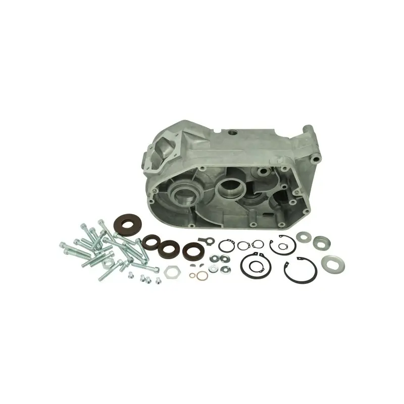Set Motorgehäuse Simmerringe Sicherungsteile Schrauben für Simson S51 KR51/2 Schwalbe SR50 SD50 S53 MS50 für 50ccm, M5X1 Alu 46,1mm Markenware