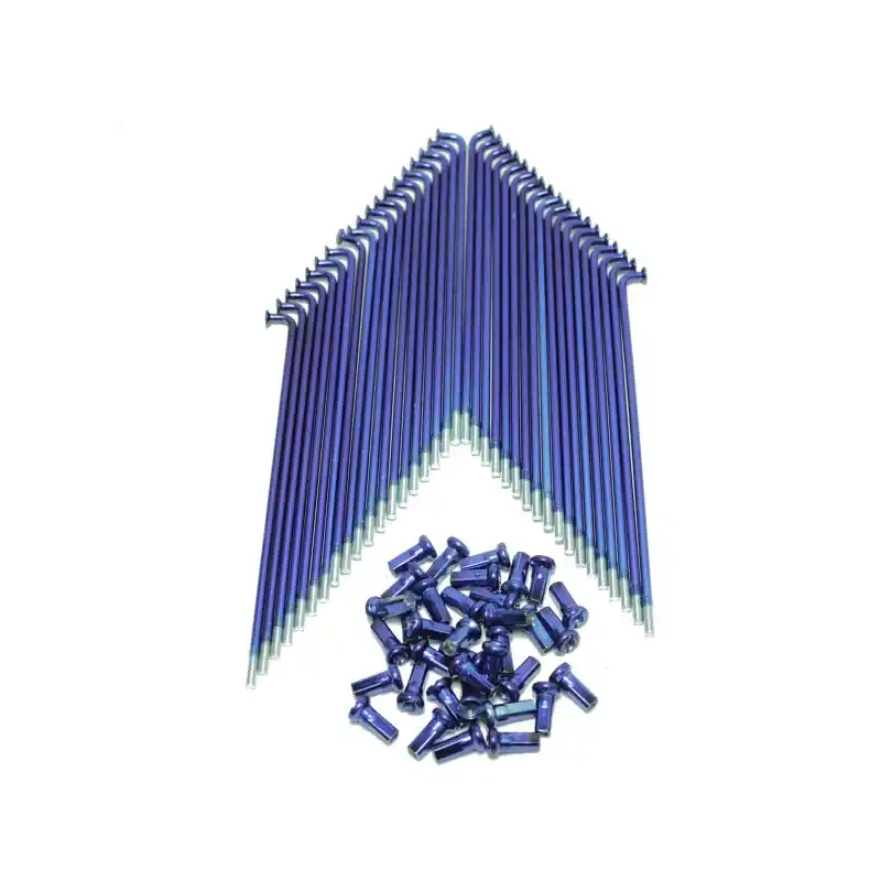 Meistverkauft 36 Speichen mit Nippel blau für Simson S51 S50 S53 S70 KR51 Schwalbe Spatz Star Habicht Sperber Duo