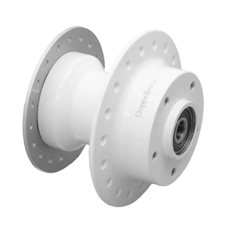 Radnabe Scheibenbremse vorn weiß für Simson S51 S50 S70 S53 MS50 Sperber mit Lagern, Schrauben Sonderangebot