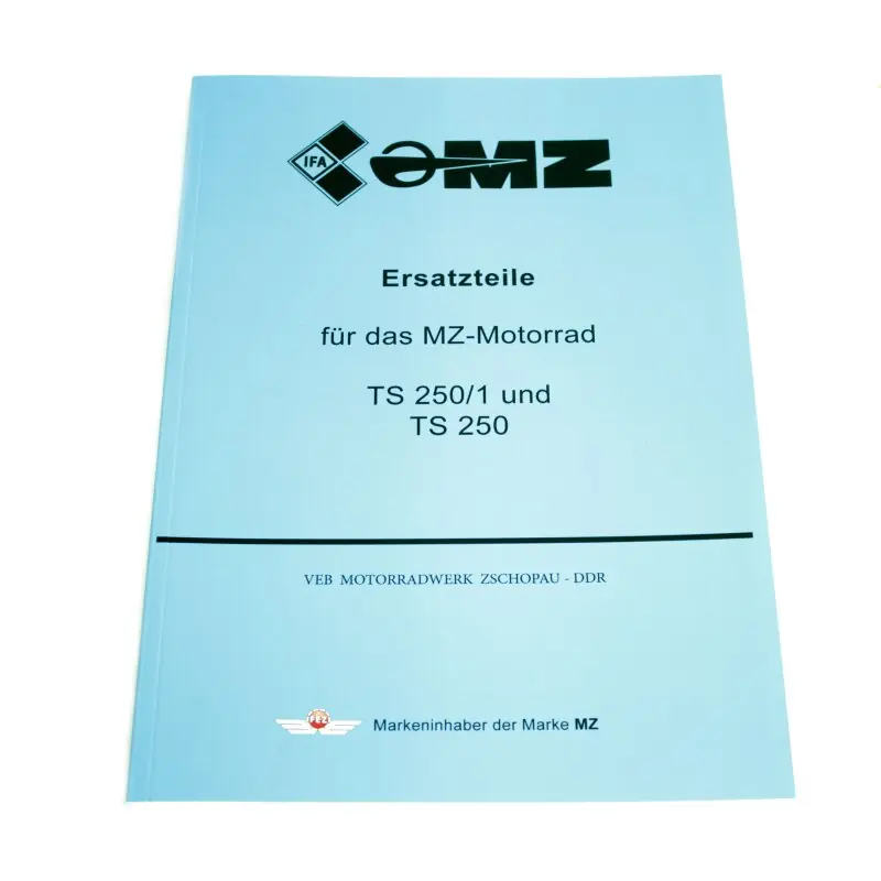 Top-Preis Buch MZ TS250 TS250/1 Ersatzteilkatalog Ersatzteilliste