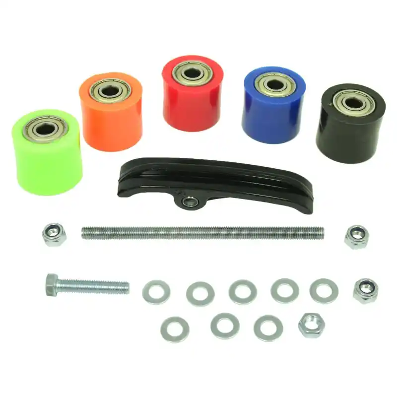 Heißes Angebot Kettenführung, Gleiter oben + unten für Simson S51 S51E S50 S70 S70E 50TS 50SC offene Kette Kettenschleifer rot orange blau grün schwarz